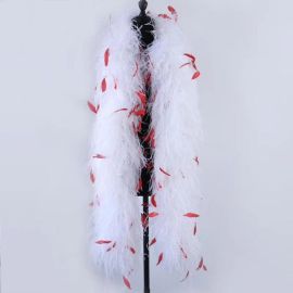 10 ply Ostrich Boa Customized Color 2 yards 1