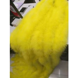 Yellow Marabou Fluffy Boa 6 feet 2 Yards 50g Very Thick